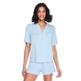 thumbnail image 1 of George Women's Two Piece Notch Collar Shirt Set, 1 of 6