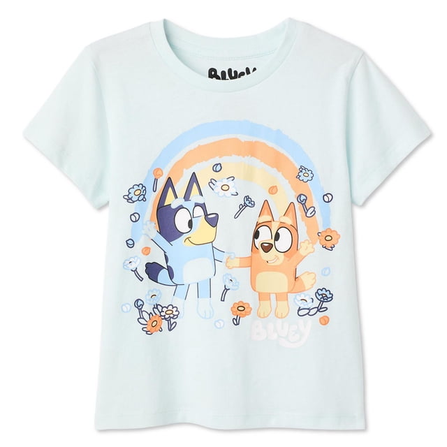 T-shirt à imprimé graphique Bluey pour petites filles