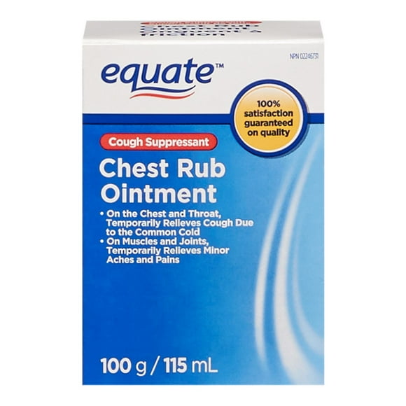 Equate Chest Rub Ointment, 100g/115mL