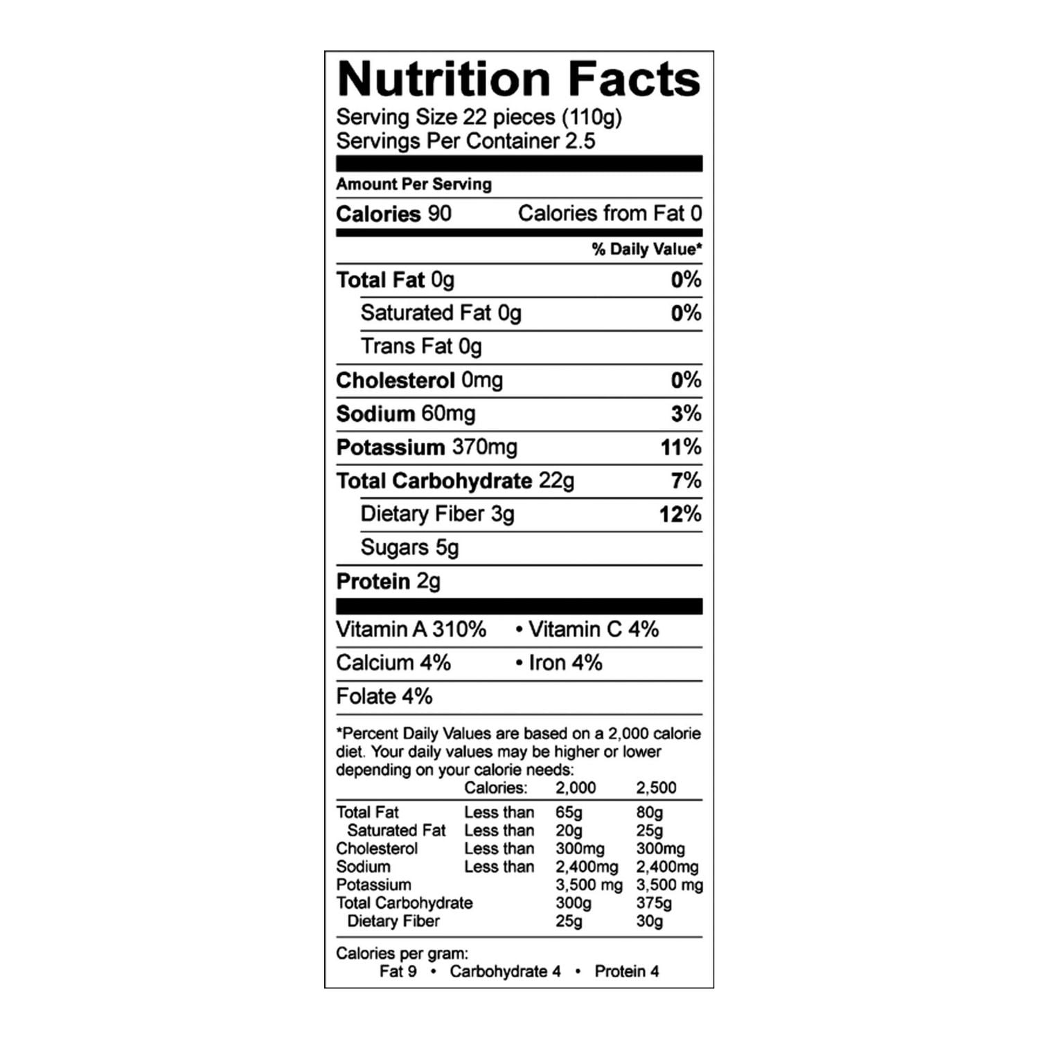 Patates douces coupe ondulée Mann’s Family Favourites