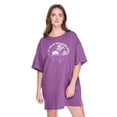 thumbnail image 1 of T-shirt de nuit à manches courtes No Boundaries pour femmes, 1 of 6