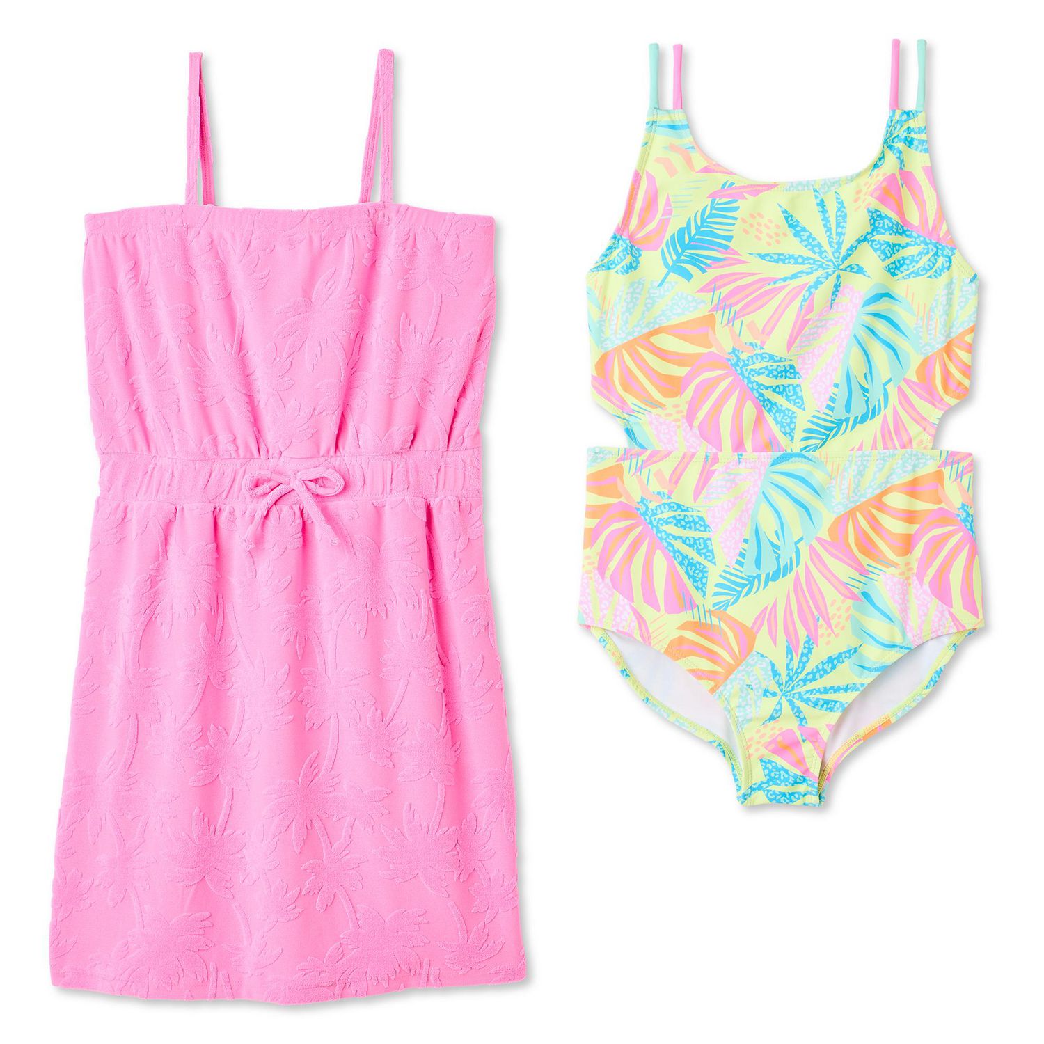 Ensemble 2 pièces avec maillot de bain et cache-maillot Btween pour filles