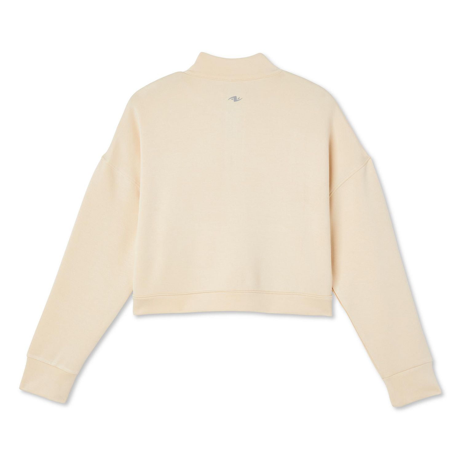 Athletic Works Girls' Half-Zip Scuba Top