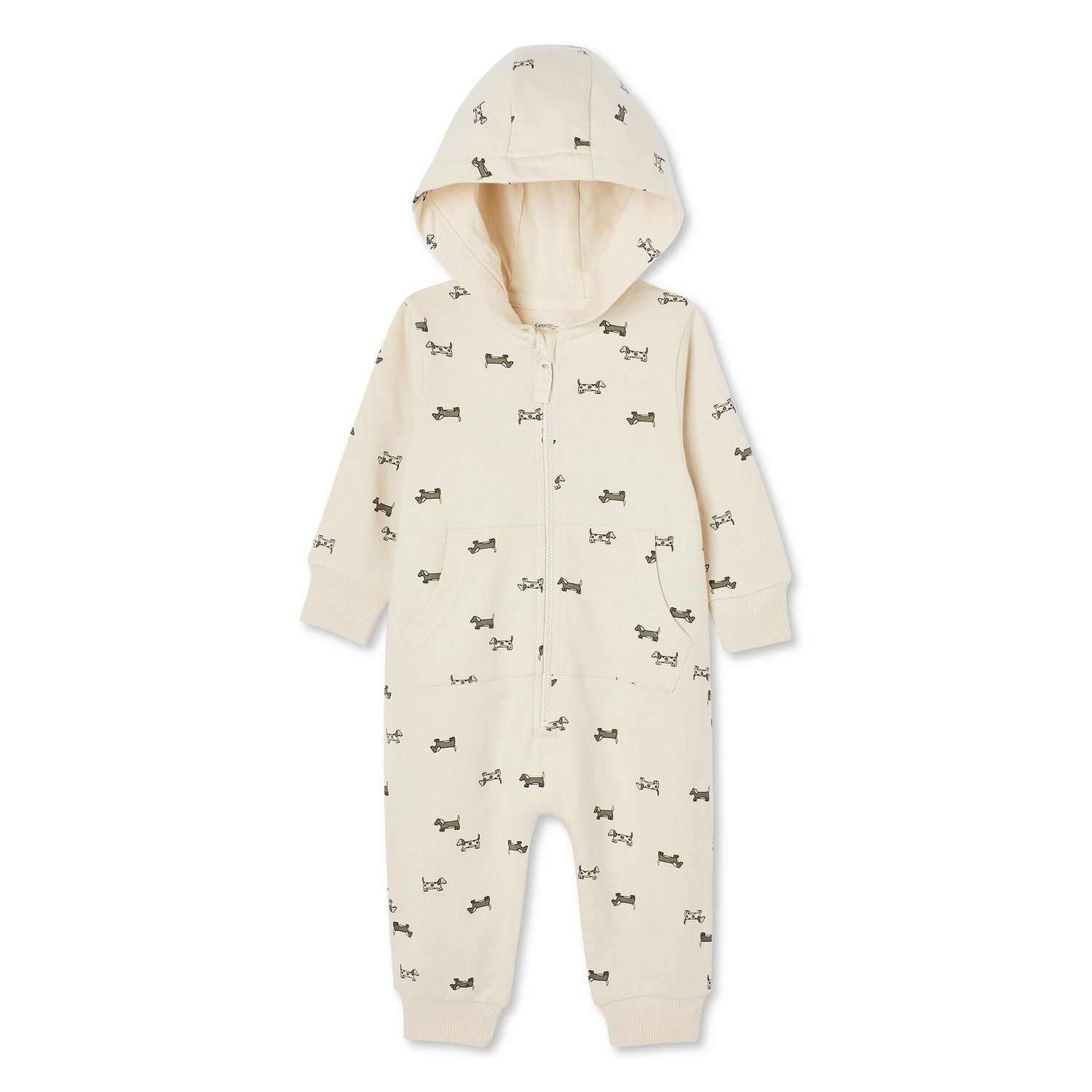 George Baby Boys' Hooded Romper