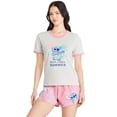 thumbnail image 1 of Disney Women's Stitch Ringer T-Shirt, 1 of 3