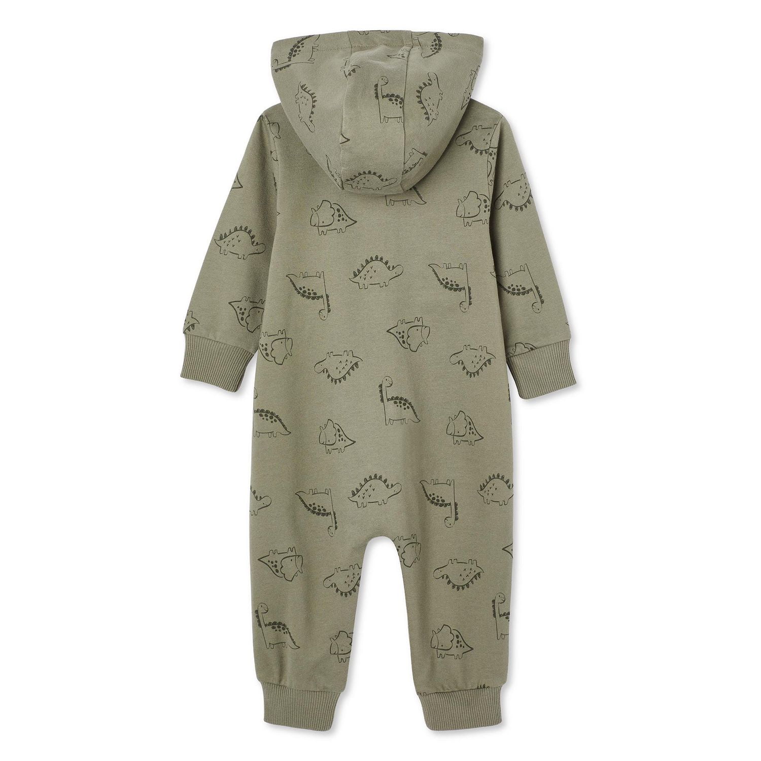 George Baby Boys' Hooded Romper, Sizes 0-24 months