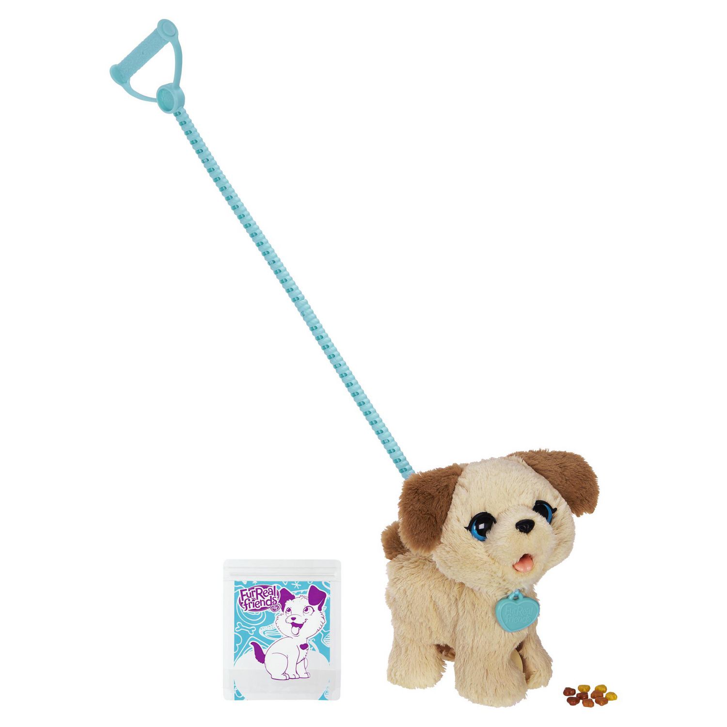 furreal friends dog with leash