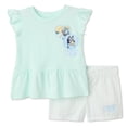 thumbnail image 1 of Bluey Toddler Girls' Two Piece Flutter-Sleeve Top Set, 1 of 1