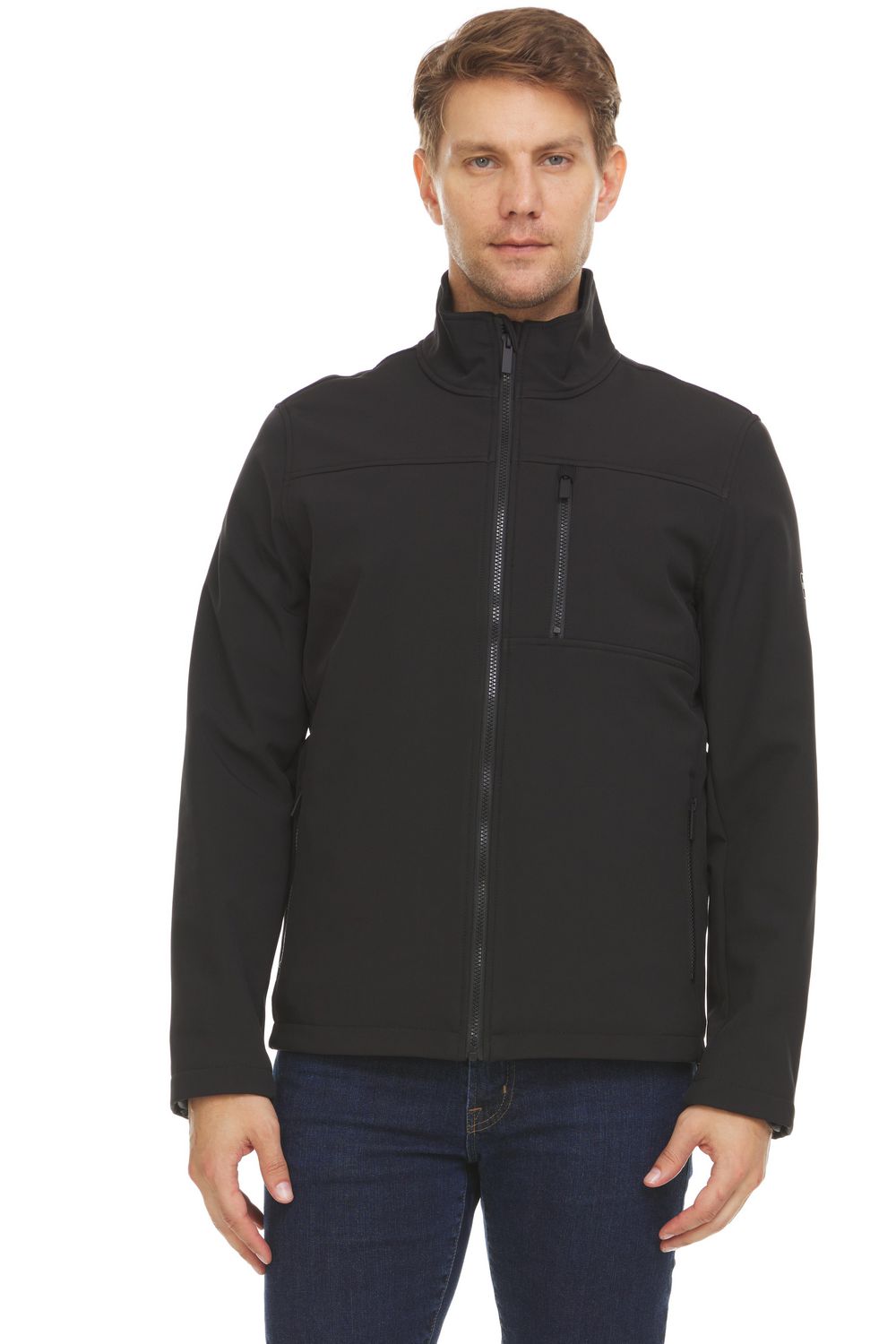 Swiss Tech Men s Softshell Jacket with Berber Lining Walmart