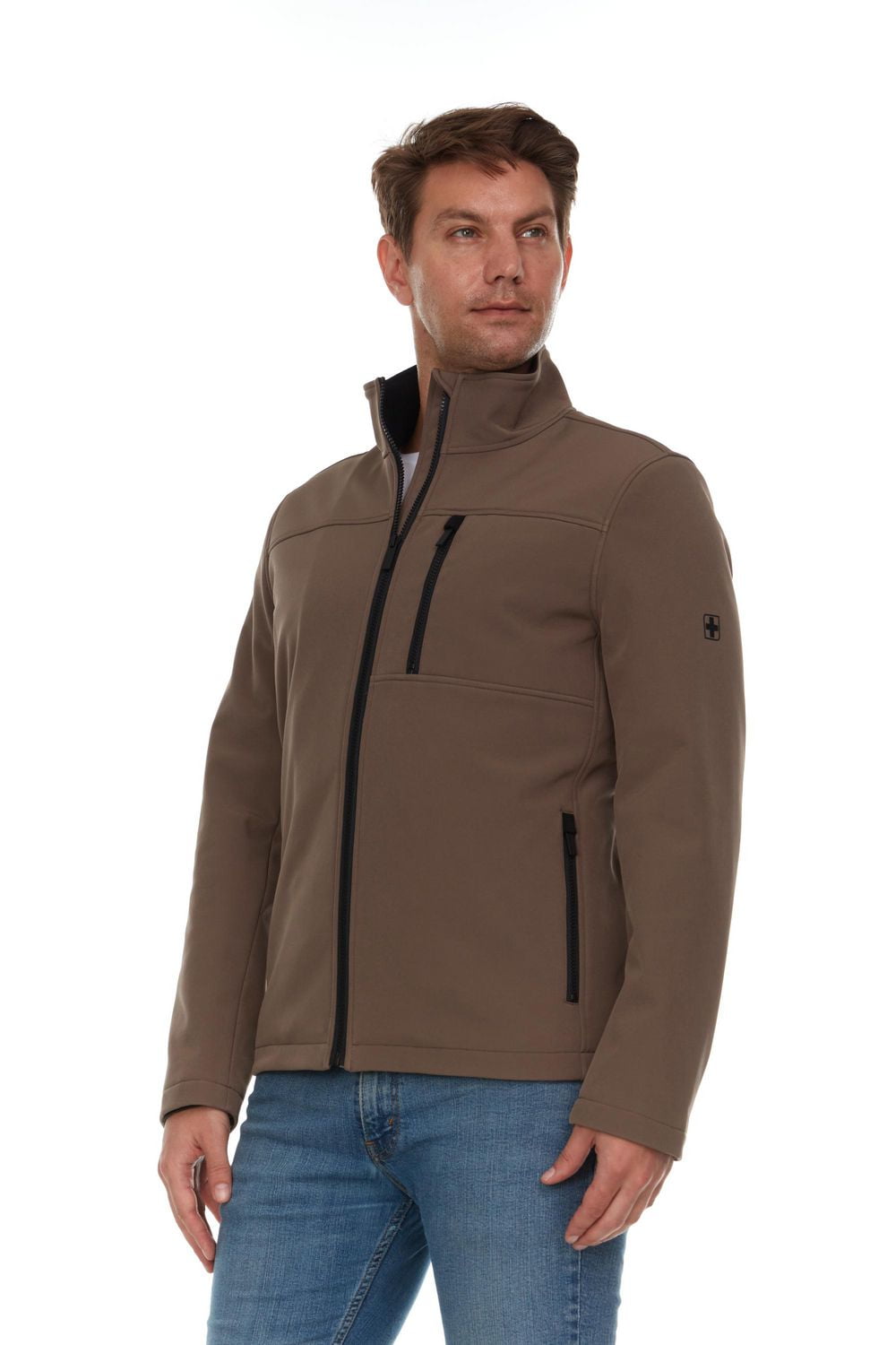 Veste à coquille souple avec doublure berbère Swiss Tech pour homme