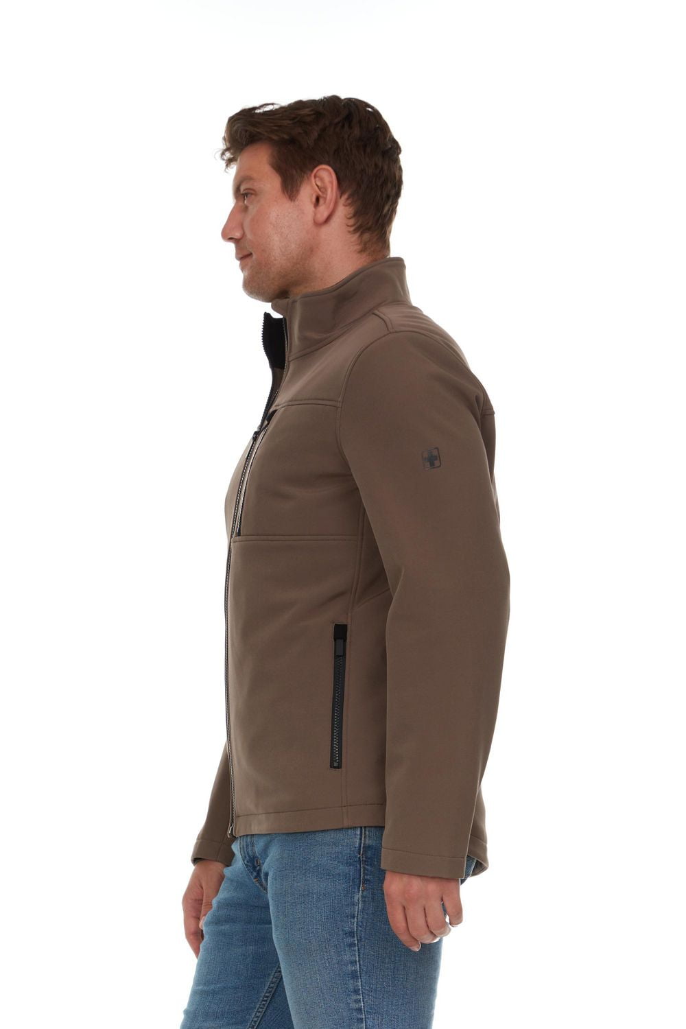 Veste à coquille souple avec doublure berbère Swiss Tech pour homme