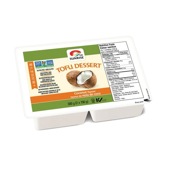 Sunrise Coconut Flavour Tofu Dessert, Sunrise Coconut Flavour Tofu Dessert 2x150g