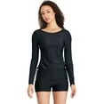 thumbnail image 1 of George Women's Side Tie Rash Guard, 1 of 6