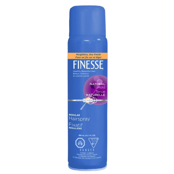 Finesse Regular Hold Aerosol Hairspray, 300ml