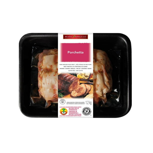 Rôti d'épaule Porchetta de Marcangelo Foods de porc picnic