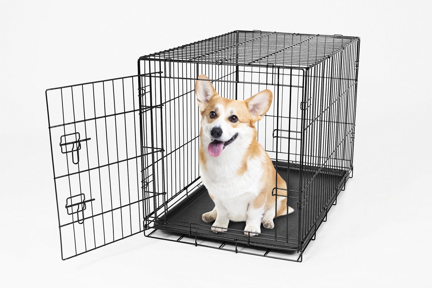 Carlson secure and compact hot sale single door metal dog crate