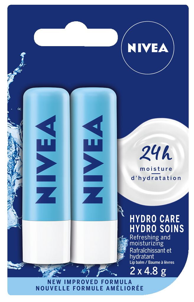 Nivea Hydro Care 24H Moisture Lip Balm Sticks Walmart Canada