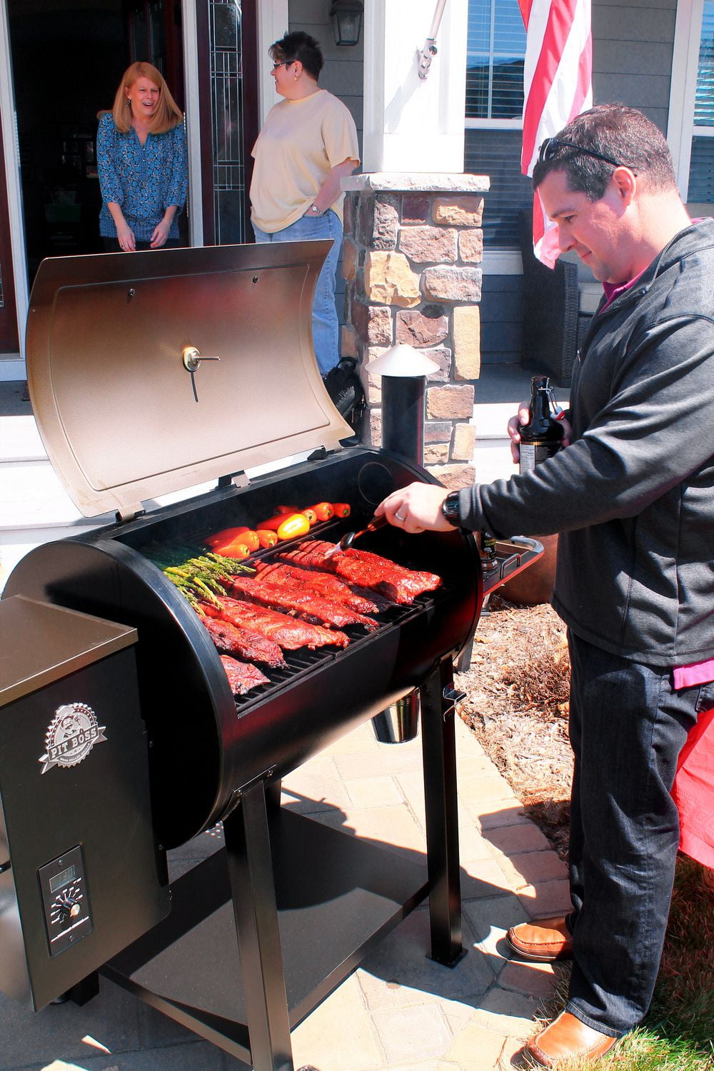 Pit Boss 820 Deluxe Pellet Grill Walmart