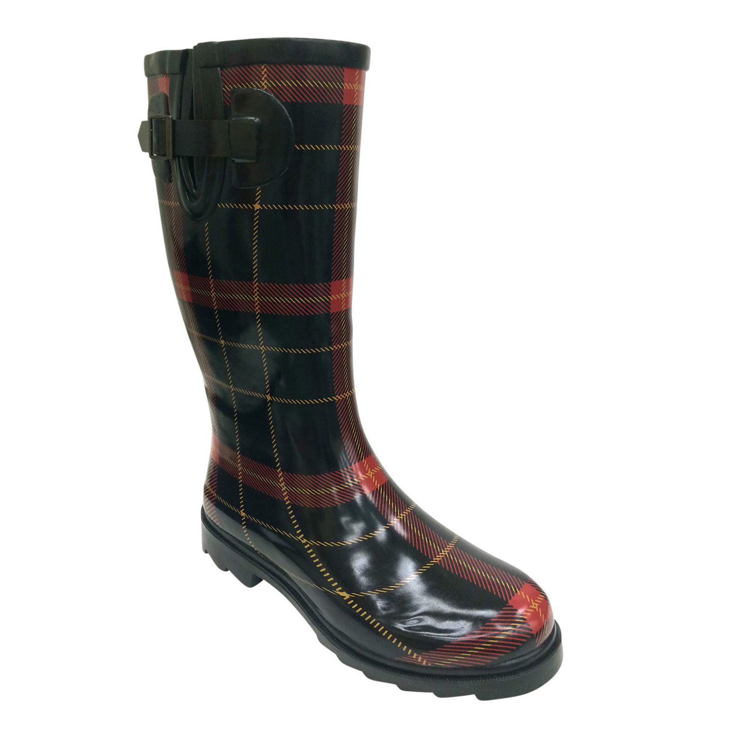 Womens Weather Spirits Rubber Boots - 27 PLAID | Walmart Canada