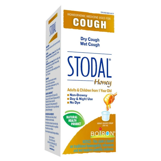 STODAL®, Sirop homéopathique 200 ml - Médicament homéopathique pour  Traitement de la toux