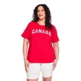thumbnail image 1 of George Women's Plus Canada Day T-Shirt, 1 of 6