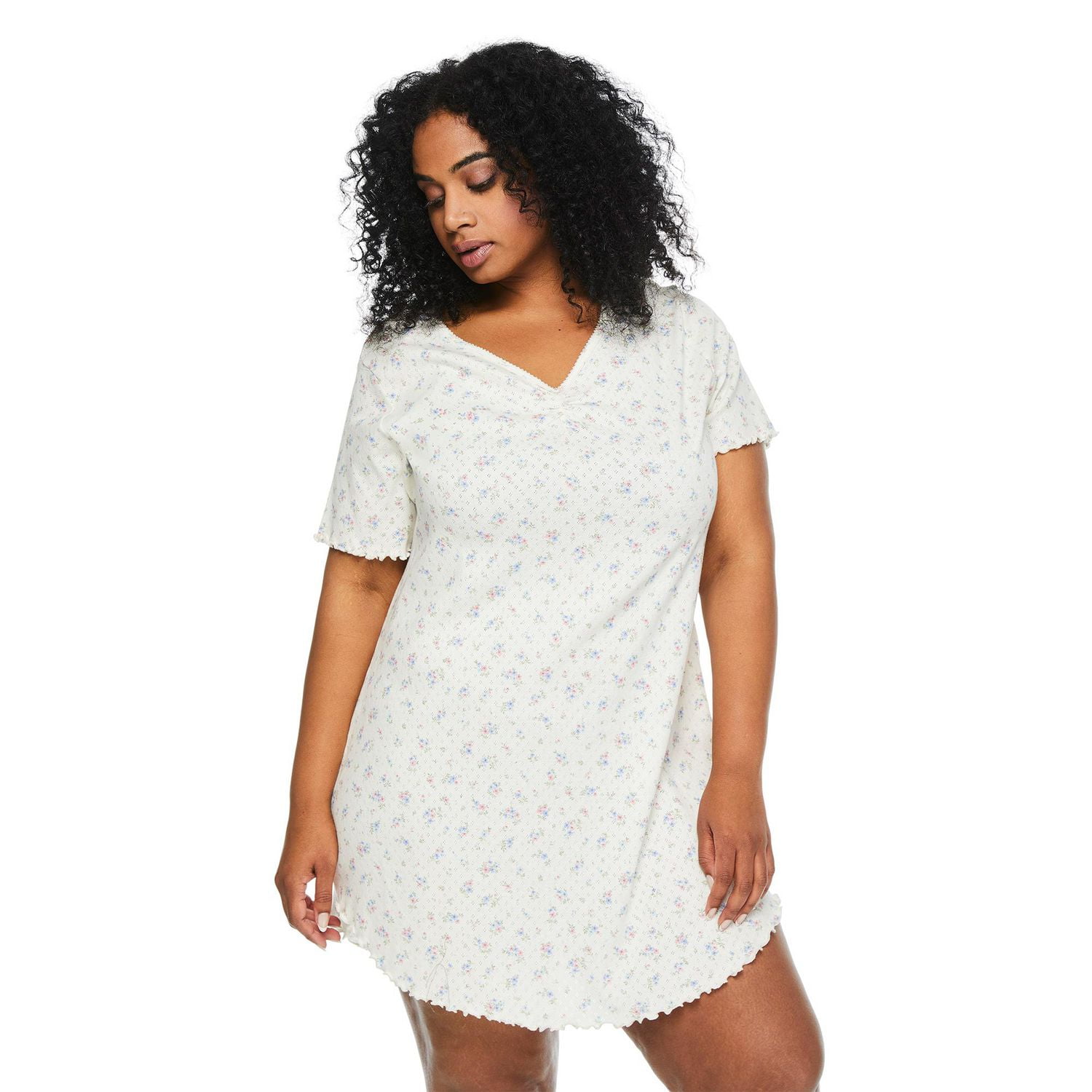 George Women's Plus Pointelle Sleepshirt