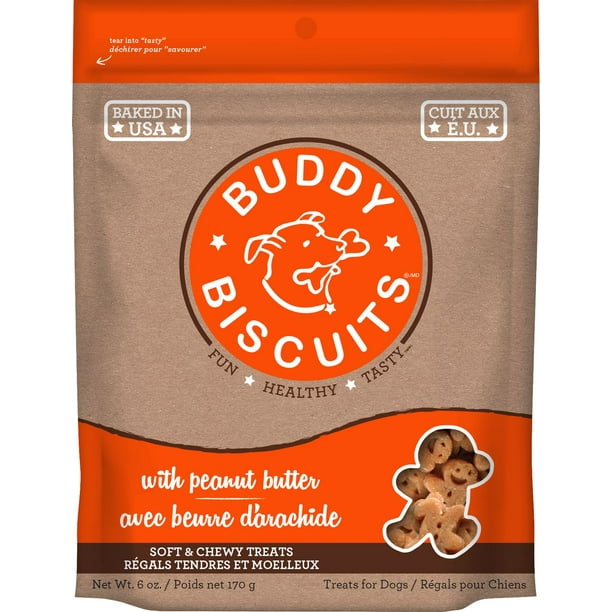 Buddy Biscuits Soft & Chewy Treats with Peanut Butter - Walmart.ca