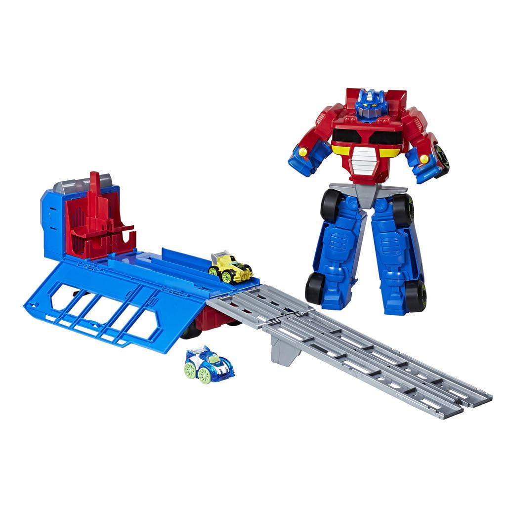 Transformers rescue bots deals flip racers playset