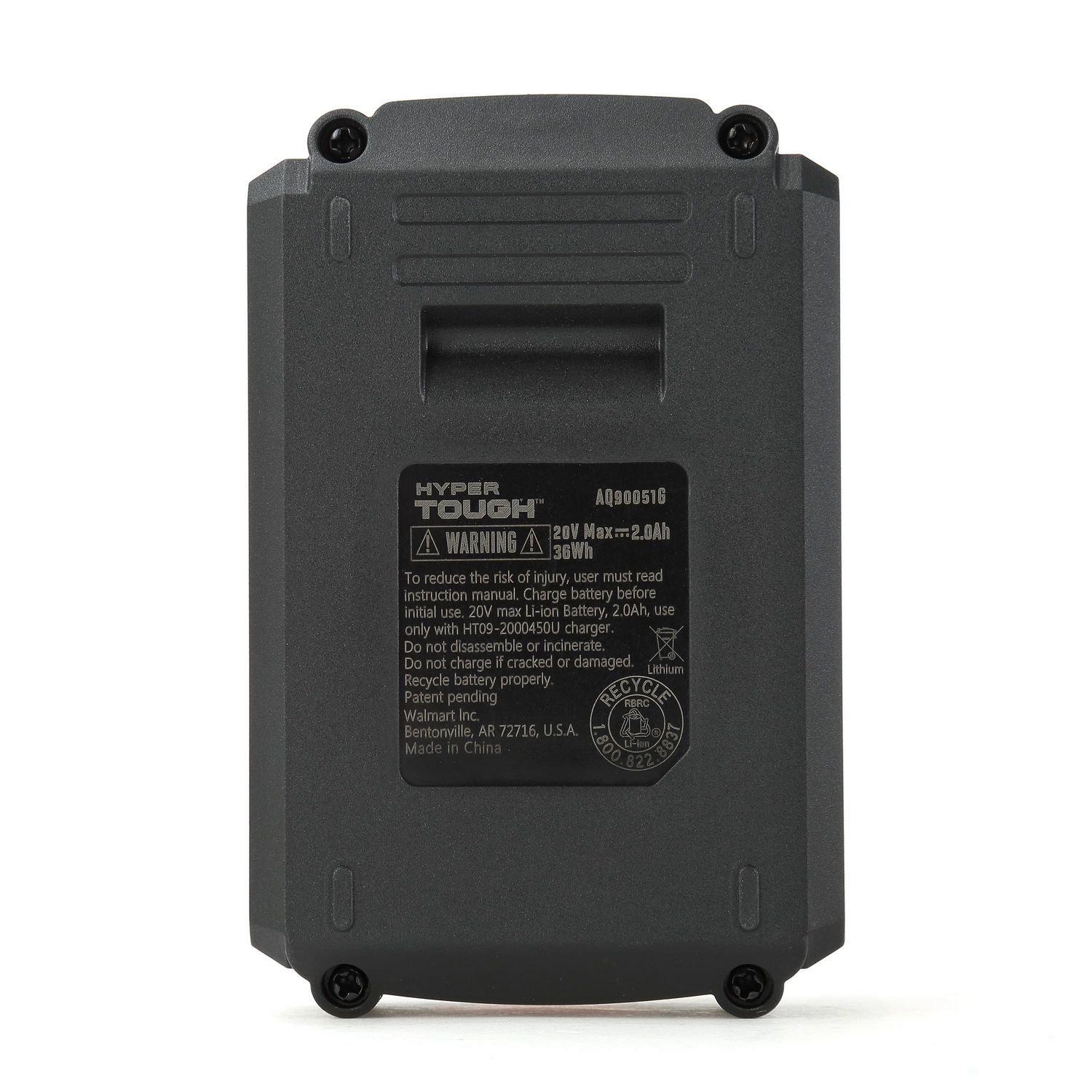 HYPER TOUGH 20 VOLT MAX 2.0AH LITHIUM ION BATTERY PACK Rated