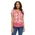 thumbnail image 1 of Iyla Women's Burnout Peasant Top, 1 of 6