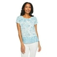 thumbnail image 1 of Iyla Women's Burnout Peasant Top, 1 of 6