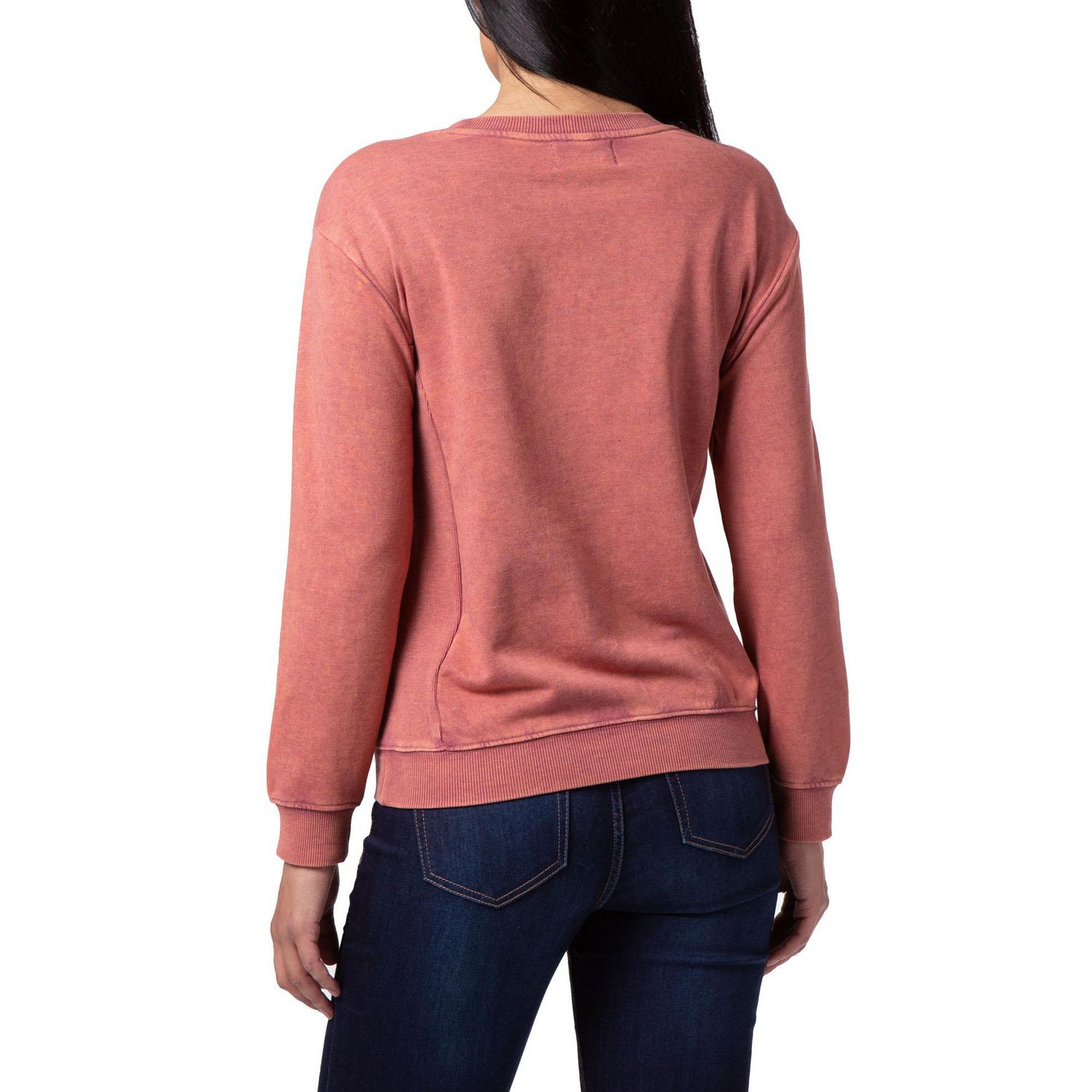 Jordache Women's Rib Detail Sweatshirt
