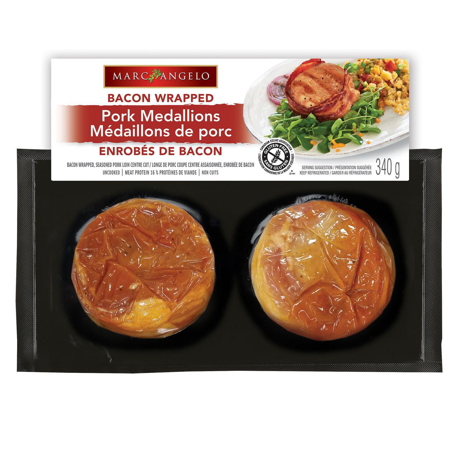 Marcangelo Médaillons de porc enrobés de bacon