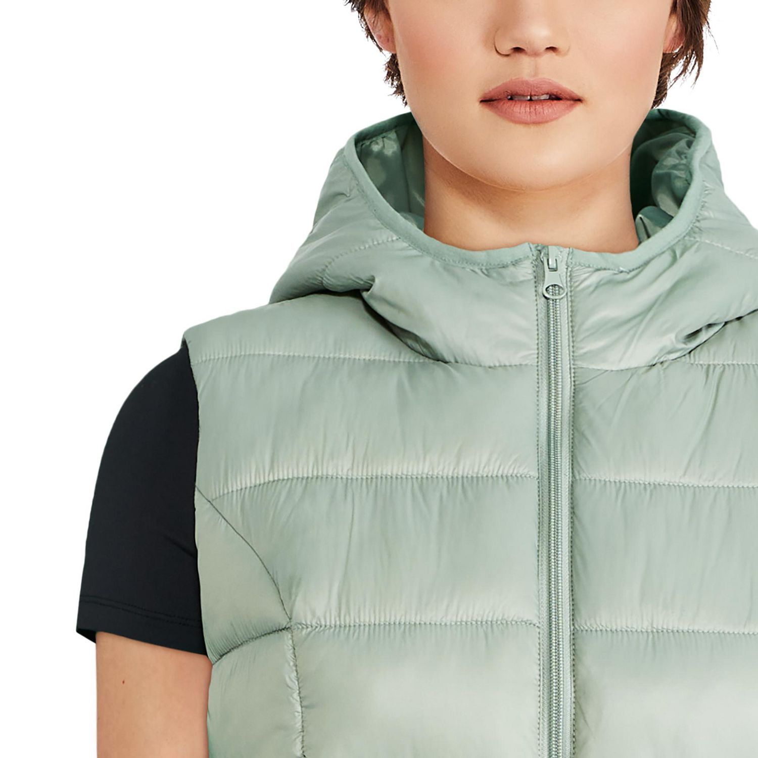 Womens puffer hot sale vest walmart