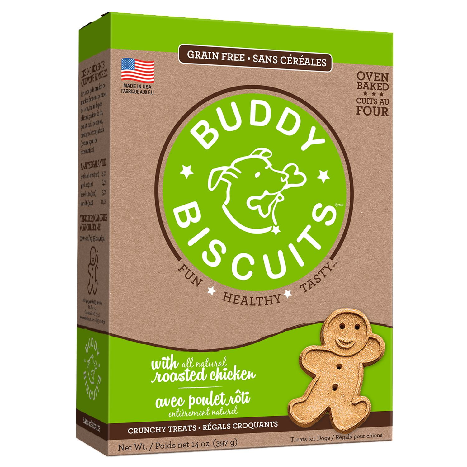 Buddy Biscuits Grain Free Crunchy Treats with Chicken Walmart Canada