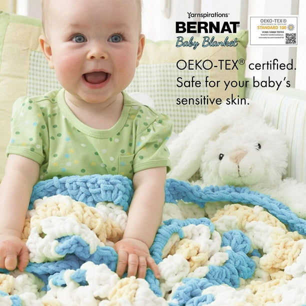 Bernat® Baby Blanket™ #6 Super Bulky Polyester Yarn, Baby Sand