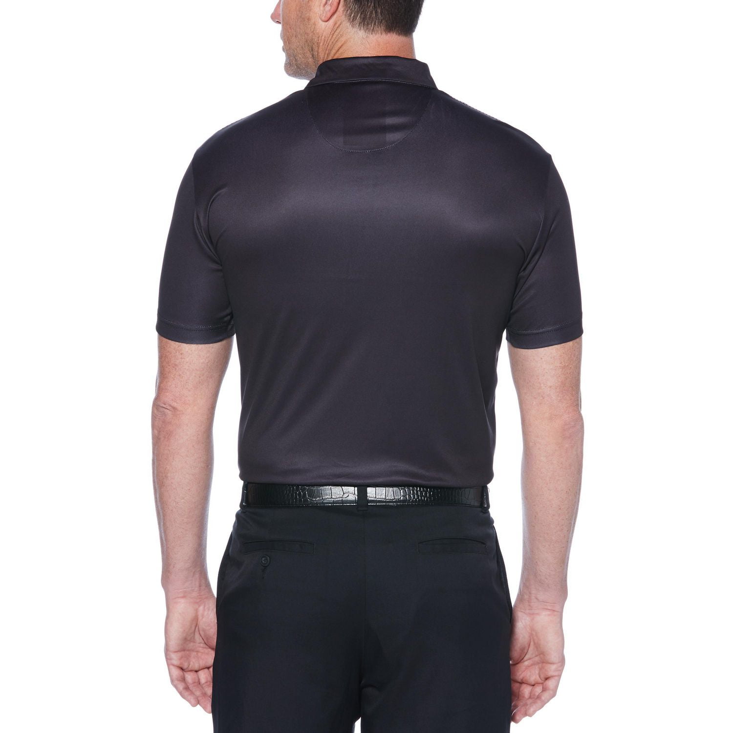 Polo Ben Hogan Performance pour hommes avec blocs de poitrine imprimés