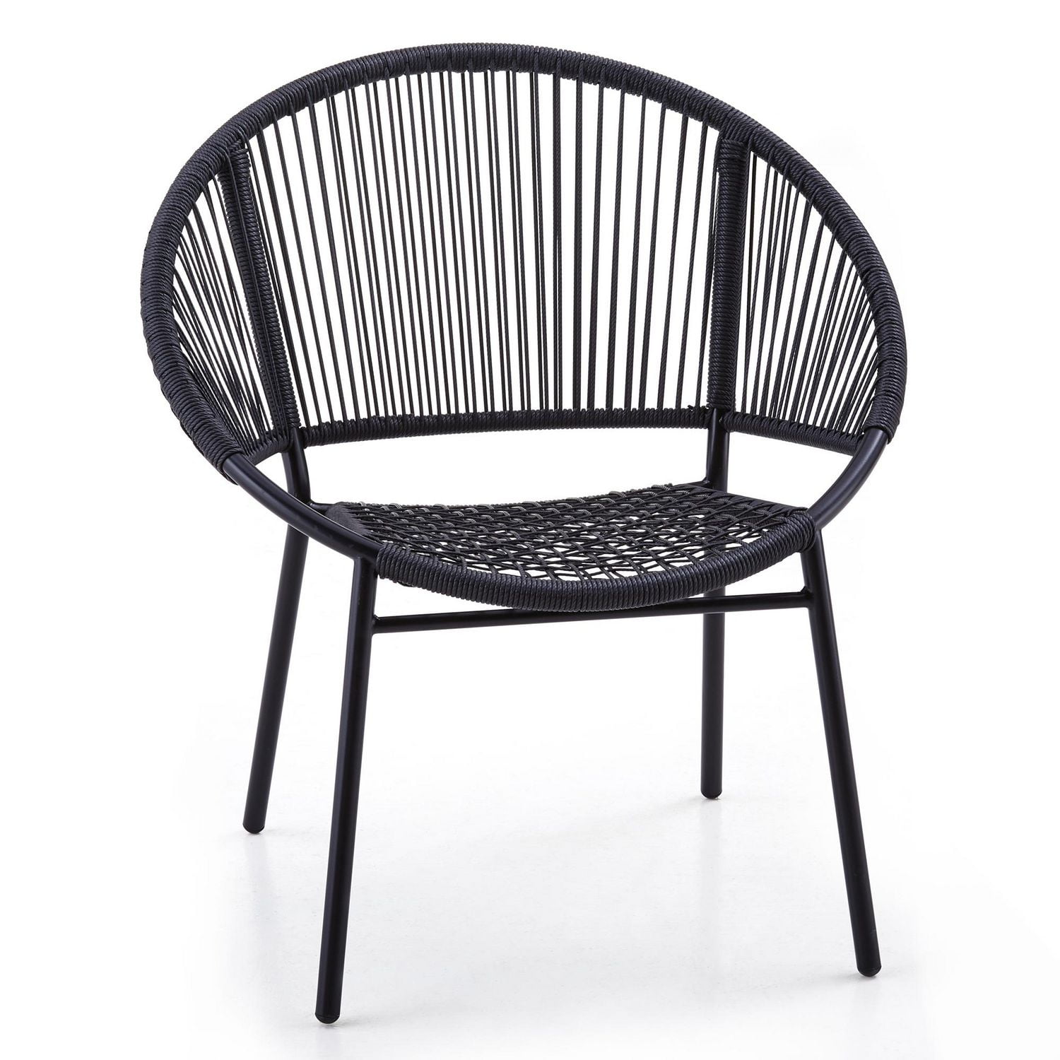 Mainstays Rope Wicker Stacking Chair 