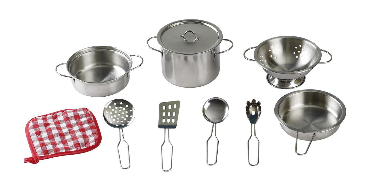 Kids metal clearance pots and pans