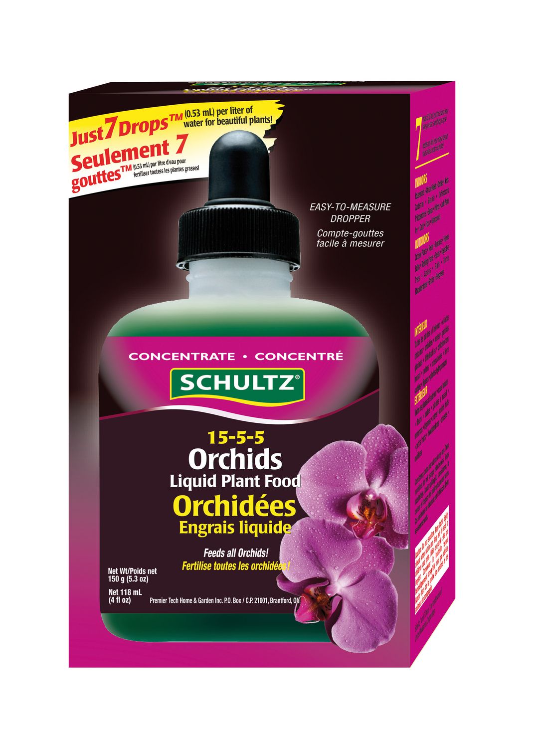 Croissance Miraculeuse Engrais Liquide pour Orchidées 200 ml : :  Jardin