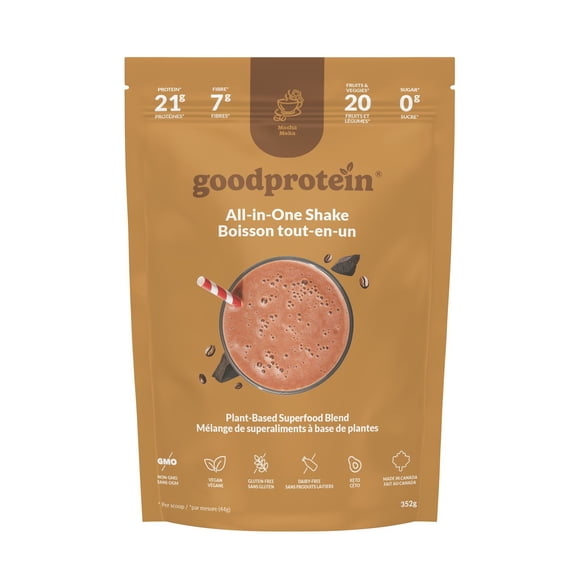 Good Protein, Mocha All-in-One Shake, 352g