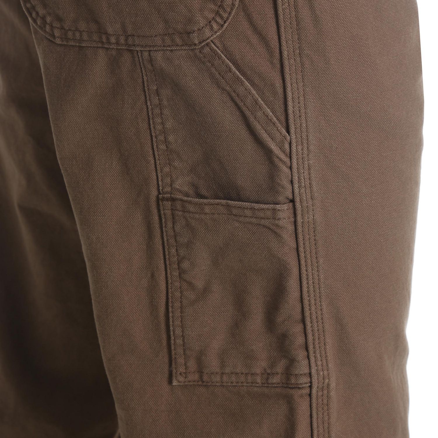 RW Rugged Wear® 32 x 30 Dark Brown Men's Fleece-Lined Carpenter