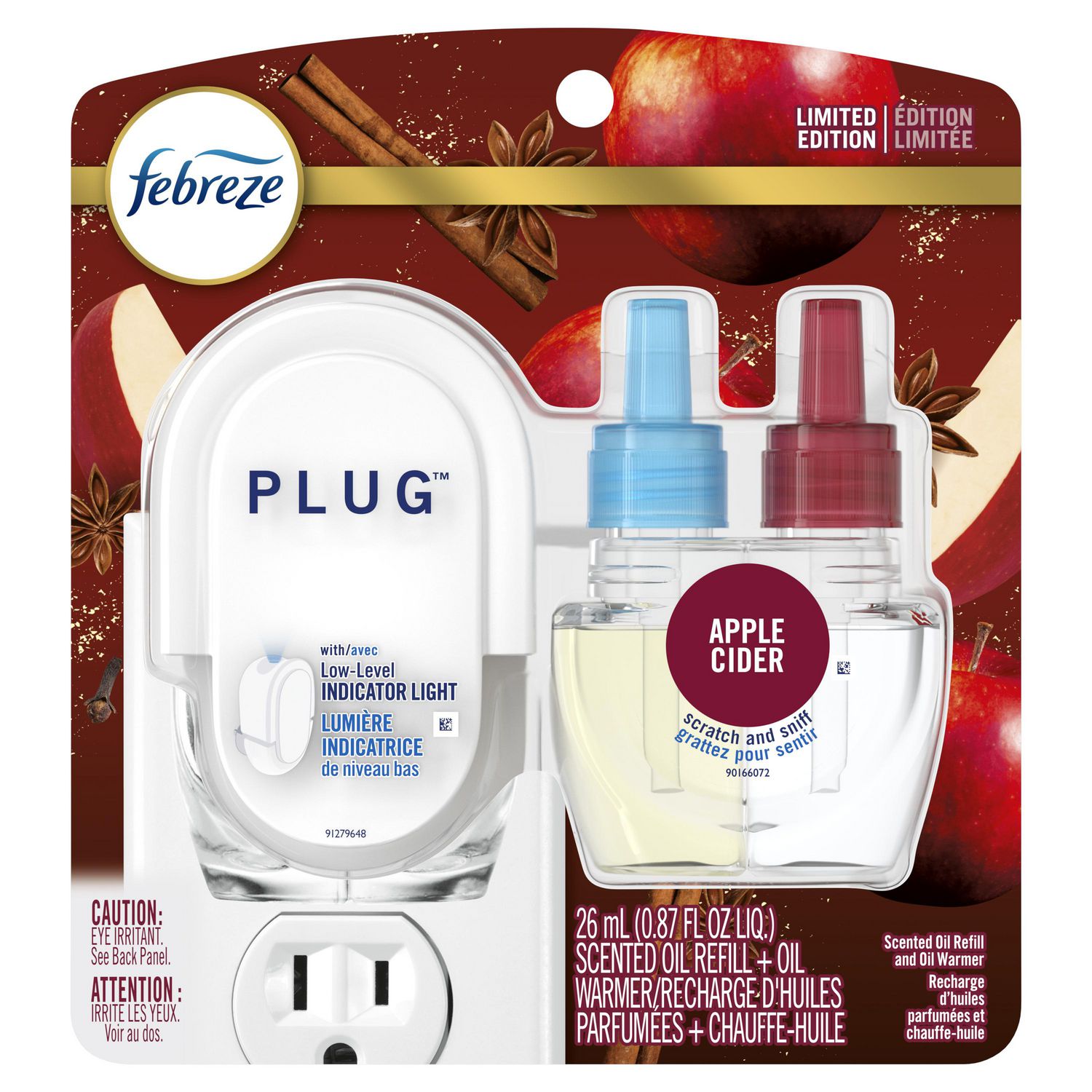 Febreze Fade Defy PLUG Air Freshener & Odor Fighter Starter Kit