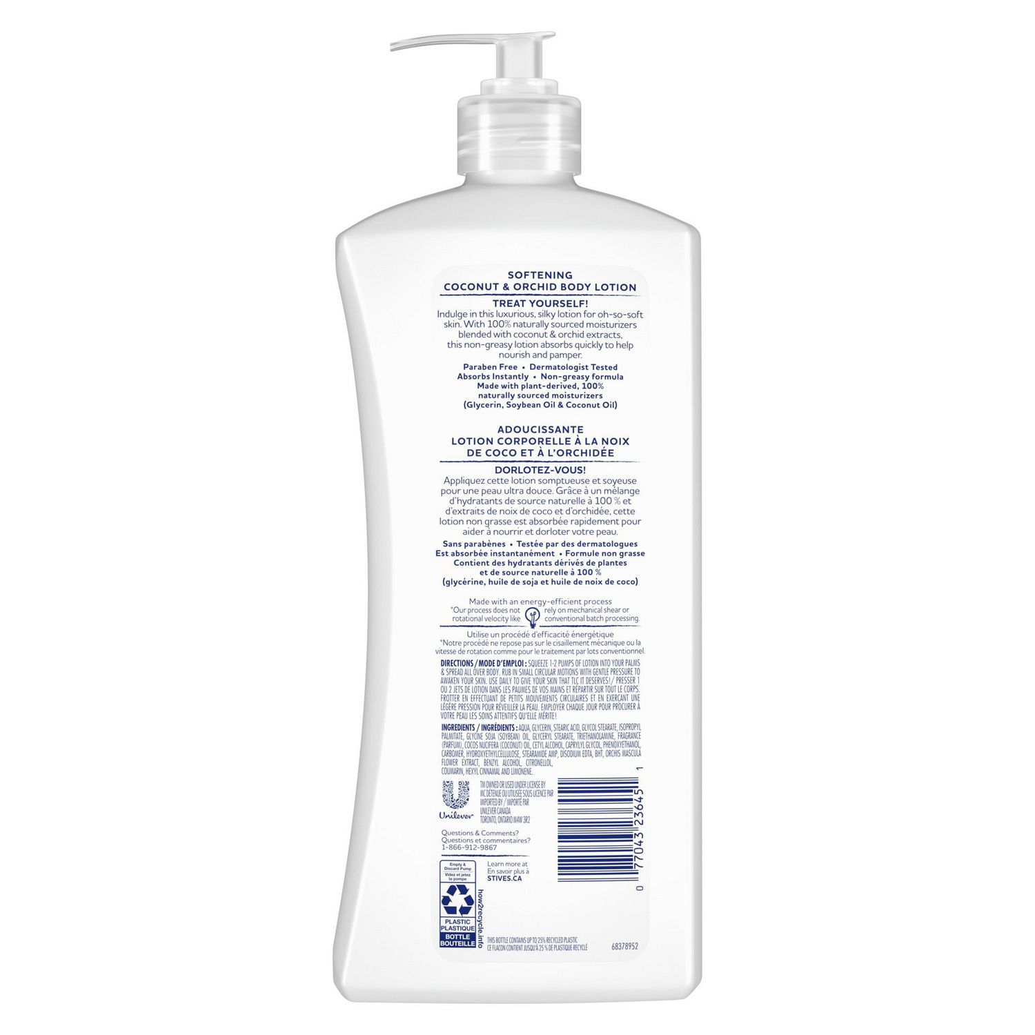 St Ives Coconut Milk & Orchid Softening Body Lotion, 600ml Body