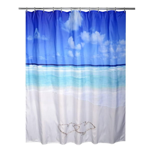 MODA CLEARWATER FABRIC SHOWER CURTAIN Walmart.ca