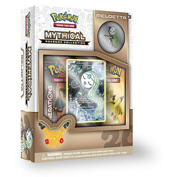 Coffret Pokémon 2016 avec épinglette mythique Meloetta - Version anglaise