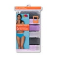 thumbnail image 1 of Women's Heather Low Rise Brief Panty, 6 Pack ; Sizes 5-8, 1 of 1