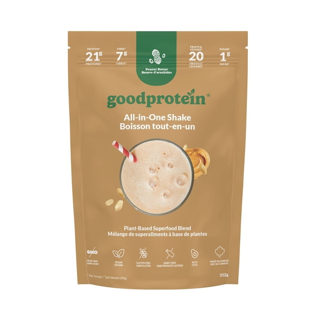 Good Protein, Peanut Butter All-in-One Shake, 352g