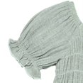 thumbnail image 3 of modern moments™ by Gerber® - Smocked Bubble Romper - Sky, 3 of 5