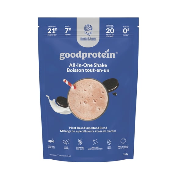 Good Protein, Cookies & Cream All-in-One Shake, 352g